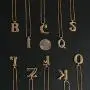 Letter Necklace for Women Girls Initial 14K Gold Plated Chain Alphabet Pendant Necklace Letter Necklace for Women Girls Initial 14K Gold Plated Chain Alphabet Pendant Necklace