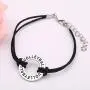 TEAMER Adjustable Wax Cord Bracelet Volleyball Charm Jewelry for Woman/Man Best Gifts