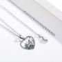 CHENGHONG Wolf Necklace 925 Sterling Silver Viking Accessories Wolf Pendant Jewelry Gifts for Girls Women Men