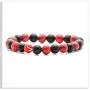 Xusamss Fashion Yoga 8MM Natural Stone Beads Oil Diffuser Bracelet,7 1/2 Wrist