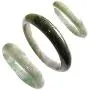 KARATGEM Natural Jadeite Jade Bangle Bracelet 55-78mm Inner from US Warehouse