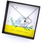 Grandma Necklace Grandma Gifts from Grandchildren Best Grandma Ever Tree of Life 2 Pendants Heart Nana Necklace Jewelry with Gift Box
