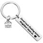 AKTAP Going Away Gift for Neighbor Neighborhood Friend Gifts Good Luck Finding Better Neighbor Than Us Keychain Housewarming Gifts