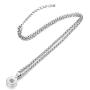 Mini Snap Jewelry Stainless Necklace Length 19-21.5'' Holds 12mm Standard Snaps My Prime Gifts