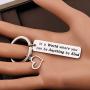 CENWA Kindness Gift Anti Bullying Awareness Gift in A World Where You Can Be Anything Be Kind Keychain Anti-Bullying Motivational Gift School Motto