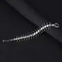 Womens Punk Centipede Stainless Steel Bracelet for Women Bracelets & Bangles Charms Bracelets Men Pulseira Jewelry Gift Womens Punk Centipede Stainless Steel Bracelet for Women Bracelets & Bangles Charms Bracelets Men Pulseira Jewelry Gift