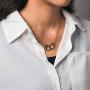 Yalice Personalized Handcuffs Necklace Chain Short Pendant Necklaces Jewelry for Women and Girls