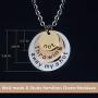 Not Throwing Away My Shot, Hamilton Necklace Gifts, Hamilton Charm Rise Up Necklace, Tri-Layer Broadway Musical Merchandise Jewelry for Hamilton Fans, Theatre Souvenirs for Girls Women Kids Children