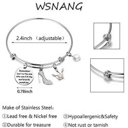 WSNANG Princess Inspired Bracelet Remember Youre The One Who Can Fill The World With Sunshine Bracelet Princess Theme Gift for Her