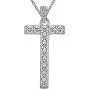 Cubic Zirconia Iced Out Initial Letter Necklace for Women Men 925 Sterling Silver Simulated Diamond Bling A to Z 26 Alphabet Pendant Necklace Bridesmaid Engagement Jewerly Gift