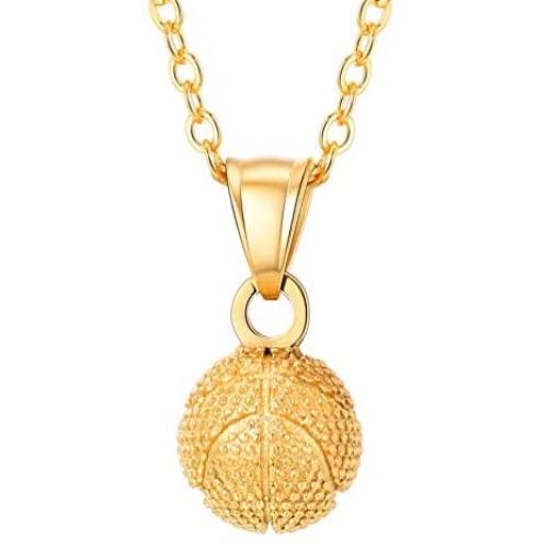 PROSTEEL Stainless Steel 3D Soccer Football/Basketball Charm Necklace/Earrings Unisex Jewelry Boys Mens Girls Womens Fan Gift