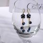 CZ Linear Earrings for Women - Super Long Sterling Silver Chain Earrings with Swarovski Element Crystal Cubic Zirconia Rhinestone Tassel Strand Earrings Bridal Thread Shoulder Earring for Wedding
