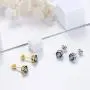 Aurora Tears Mystic-Rainbow-Topaz 925 Sterling Silver Jewelry Women Mystic Topaz Gift Girls Dating/Wedding/Anniversary/Bridal Present Fashion Jewellery