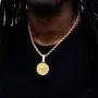 HELLOICE Holiday Gifts Iced Lion Head Pendant Circle Metal Necklace for Men Rapper 18K Gold Plated Pendant Punk Hip Hop Necklace HELLOICE Holiday Gifts Iced Lion Head Pendant Circle Metal Necklace for Men Rapper 18K Gold Plated Pendant Punk Hip Hop Necklace