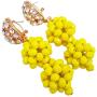 aczuv Crystal Royal Blue Beads Jewelry Set African Necklaces for Women Nigerian Wedding Jewelry Sets