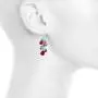 Lux Accessories Silver Tone Christmas X-Mas Jingle Bells Chandelier Earrings Lux Accessories Silver Tone Christmas X-Mas Jingle Bells Chandelier Earrings