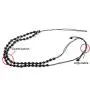 Mson Obsidian Pendant Necklace Obsidian Crystal Pendant Necklace Pattern with Extend Bead Chain for Men or Women Mson Obsidian Pendant Necklace Obsidian Crystal Pendant Necklace Pattern with Extend Bead Chain for Men or Women