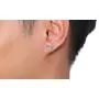 Unisex Buddha Namaste Ohm Om Aum Sanskrit Symbol Stud Earrings Stainless Steel Hindu Yoga Ear Plugs