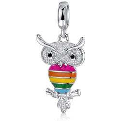 Charms For Pandora, Step Forward Bracelet and Necklace Charm Pendant 925 Sterling Silver Big Hole Beads Best Gifts For Women or Girls or Kids