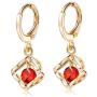 LAMAPOLIS Drop Dangle Earrings CZ Cubic Zirconia Design 14K Plated Gold Silver Hypoallergenic,Gorgeous Gift for Women and Girls