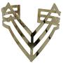 TFJ Women Fashion Jewelry Gold Metal High Upper Arm Cuff Bracelet Bling Wonder Costume Style