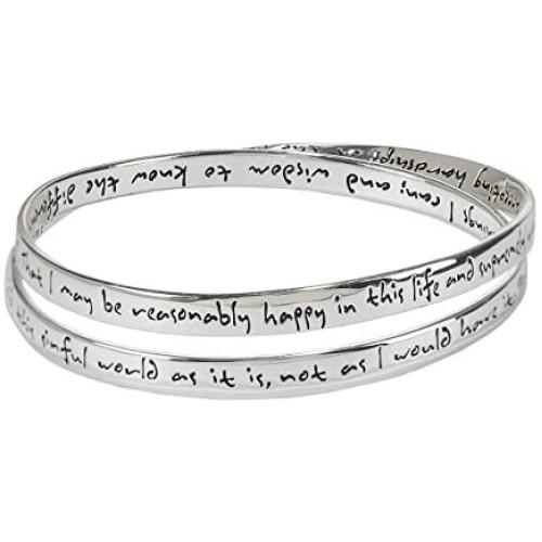 Double Mobius Bracelet - Complete Serenity Prayer