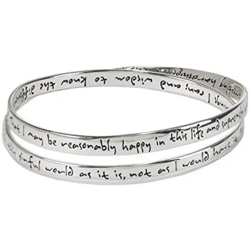 Double Mobius Bracelet - Complete Serenity Prayer Double Mobius Bracelet - Complete Serenity Prayer