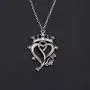 Thistle Luckenbooth Necklace Scotland Necklace Outlander Jewelry Crown Ireland Irish Royalty Outlander Necklace