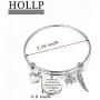 HOLLP Teacher Bracelet Teacher Appreciation Gift Thank You for Taking Me Under Your Wing and Helping Me Fly Gift