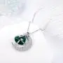 Sterling Silver Emerald Necklace for Women Birthday Gifts Mom Wife I Love You to the Moon and Back Jewelry Half Moon Shooting Star Pendant Necklace Sterling Silver Emerald Necklace for Women Birthday Gifts Mom Wife I Love You to the Moon and Back Jewelry Half Moon Shooting Star Pendant Necklace