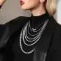 ChainsHouse Chain for Men Women Stainless Steel/18K Gold/Black Metal Plated 3mm/4mm/6mm Box/Twisted Rope/Wheat Necklace, 18''-30'', Custom Available, Send Gift Box