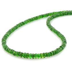 NirvanaIN Genuine Chrome Diopside Necklace Stunning Elegant Necklace Green Stone Necklace Healing Necklace Adjustable Sterling Silver Lock Necklace
