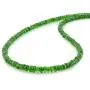 NirvanaIN Genuine Chrome Diopside Necklace Stunning Elegant Necklace Green Stone Necklace Healing Necklace Adjustable Sterling Silver Lock Necklace
