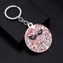 UJIMS Dc Comics Inspired Gift Suicide Squads Pendant Necklace for Her Joker Dc Comics Fans Jewelry (Joker Keychain)