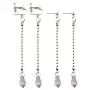 2 Pair Anime Kurapika Earring Hunter x Hunter Water Drop Crystal Earrings Cosplay Accessories Handmade Eardrops Jewelry Valentines Day Birthday Gift