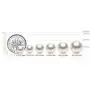 Splendid Pearls 14K Yellow Gold Threader Drop Pearl Earrings 7.5-8mm AA Quality Genuine Freshwater Cultured
