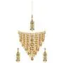 Efulgenz Indian Crystal Rhinestone Choker Neckalce Earrings Maangtikka Wedding Bridal Jewelry Set Efulgenz Indian Crystal Rhinestone Choker Neckalce Earrings Maangtikka Wedding Bridal Jewelry Set