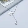 Gold Rose Y Necklaces 12 Zodiac Sign Necklace Black Constellation Jewelry Gift for Women Girls Astrology Sign Symbol Necklaces
