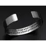 MS. CLOVER Gifts for Teacher, What I Learned from You-Thank You for Helping Me Grow Hand Stamped Stainless Steel Cuff Bracelets, Teacher Gift, Graduation Gifts.