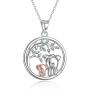 Elephant Necklace Mothers Day Gifts for Mom from Daughter Sterling Silver Mother Daughter Necklace Jewelry for Women Daughter Girls