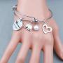 G-Ahora Mama Elephant Bracelet Keychain Necklace Mama and Baby Elephant Jewelry Elephant Gift for Mom New Mommy
