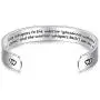 LParkin Encouragement Bracelet Warrior Bracelet Fate Whispers to The Warrior You Cannot Withstand The Storm. I Am The Storm