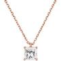 PAVOI 14K Gold Plated 925 Sterling Silver CZ Diamond Pendant Necklace for Women | Adjustable Slider