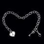 TOWSIX Initial Charm Bracelet,Stainless Steel Heart Engraved Letters Bracelet Jewelry 26 Alphabet Personalized Name Bracelet Gift for Women Teen Girls