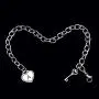 TOWSIX Initial Charm Bracelet,Stainless Steel Heart Engraved Letters Bracelet Jewelry 26 Alphabet Personalized Name Bracelet Gift for Women Teen Girls