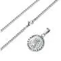 ORAZIO Saint Christopher Necklace 3.5mm Stainless Steel Penant Necklace Curb Link Chain 22-24 Inches ORAZIO Saint Christopher Necklace 3.5mm Stainless Steel Penant Necklace Curb Link Chain 22-24 Inches