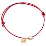 Ailiessy Love Heart Constellation Bracelet for Women Handmade Braided Rope Round Disc Coin Zodiac Bracelet Charm Fashion Red String Friendship Bracelet Jewelry