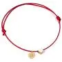 Ailiessy Love Heart Constellation Bracelet for Women Handmade Braided Rope Round Disc Coin Zodiac Bracelet Charm Fashion Red String Friendship Bracelet Jewelry