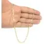 14K Yellow Gold Filled Solid Mariner Chain Necklace, 3.2mm Wide