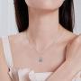 Panda Necklace Jewelry 925 Sterling Silver Cute Animal Pendant Necklace Gifts for Women Mother Daughter